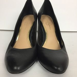 Jessica Simpson Minna Wedges Black Slip On